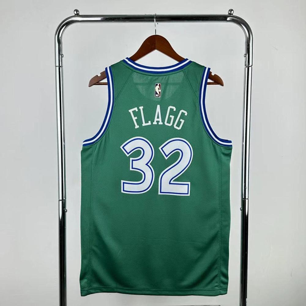 25-26 NBA Dallas Mavericks Retro green 32-FLAGG
