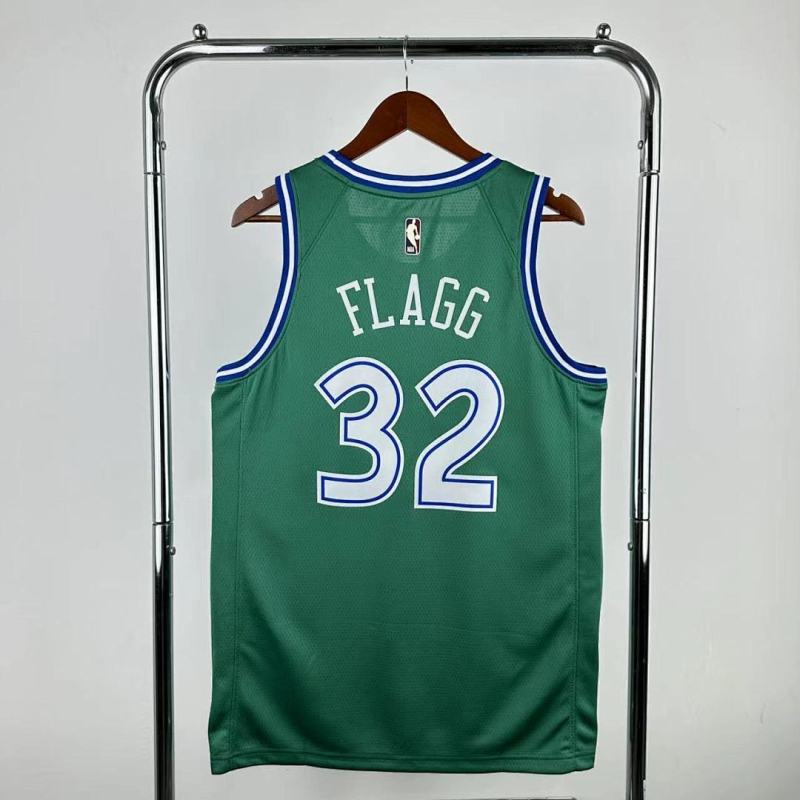 25-26 NBA Dallas Mavericks Retro green 32-FLAGG