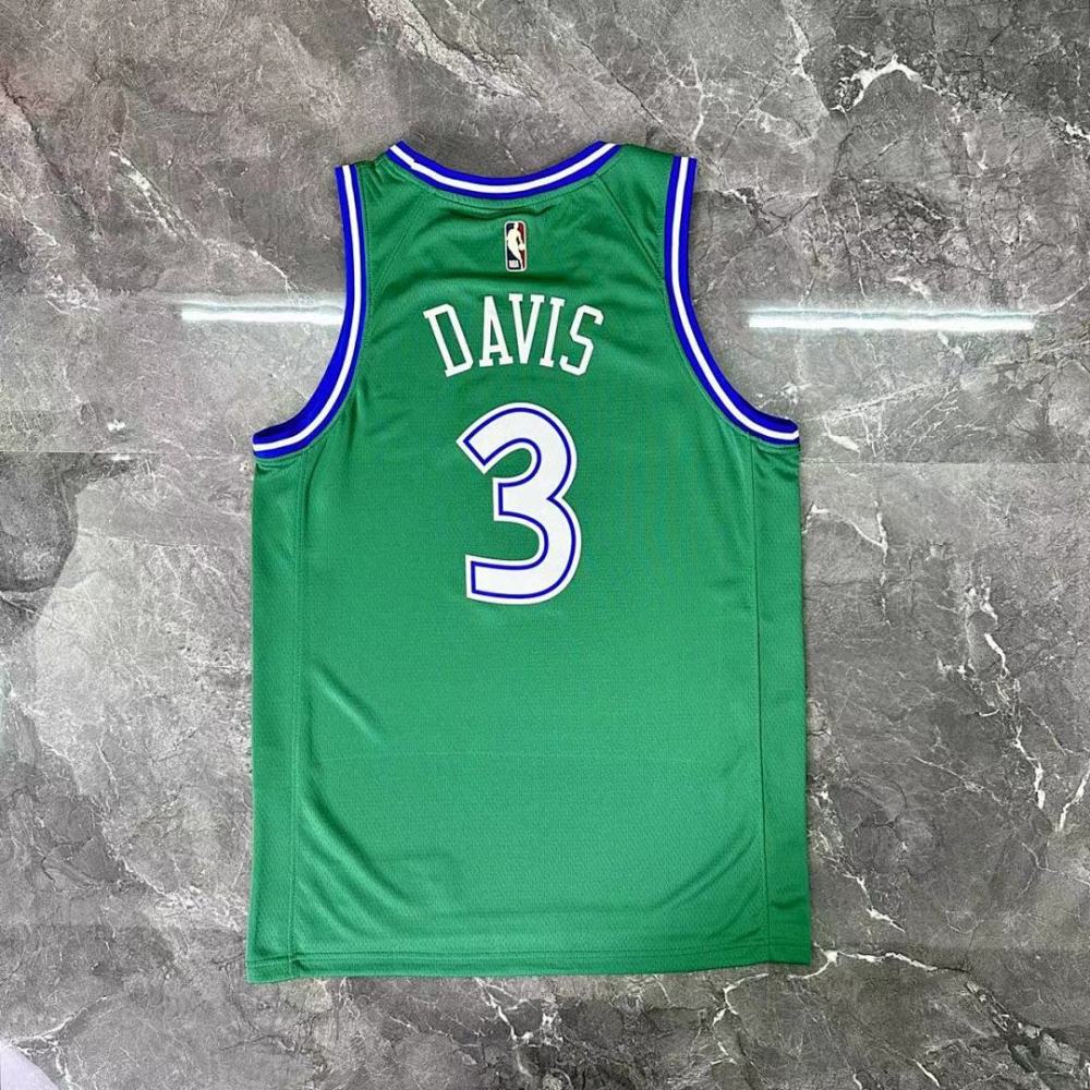 25-26 NBA Dallas Mavericks Retro green 3-DAVIS