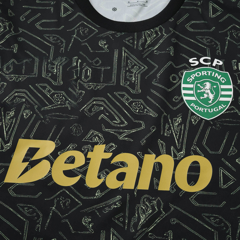 2526 season Sporting CP  Black Training shirt Fan version