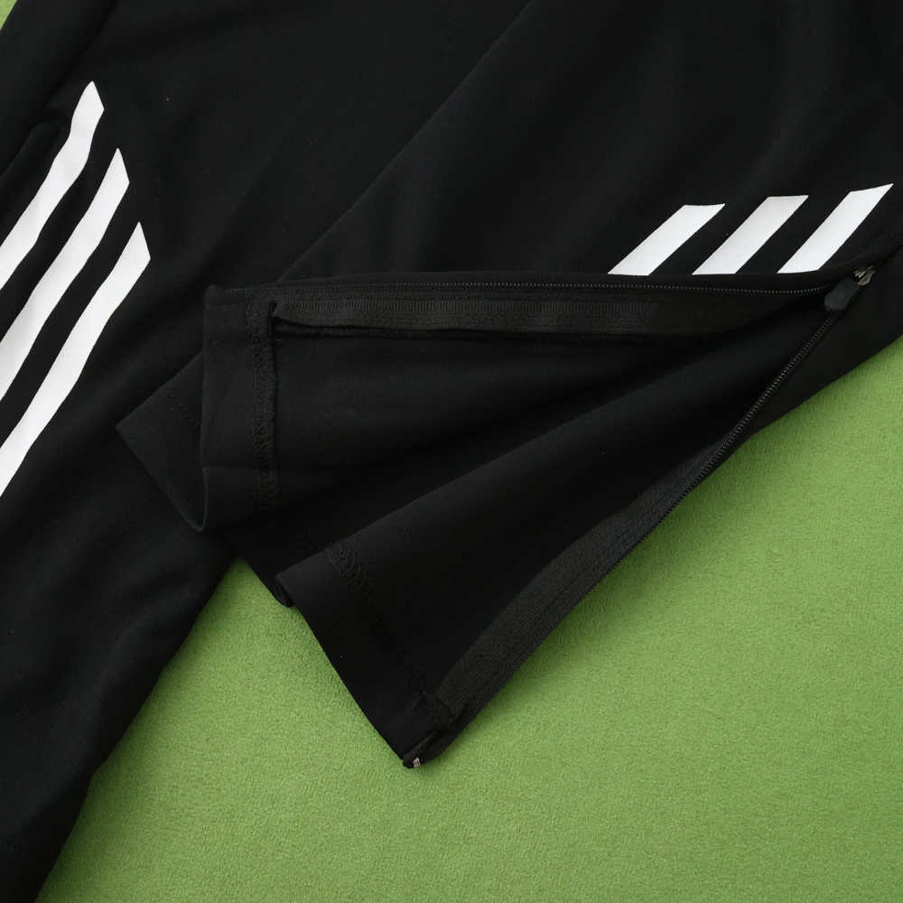 2526 season Real Madrid CF Marvel Black Half pull training suit