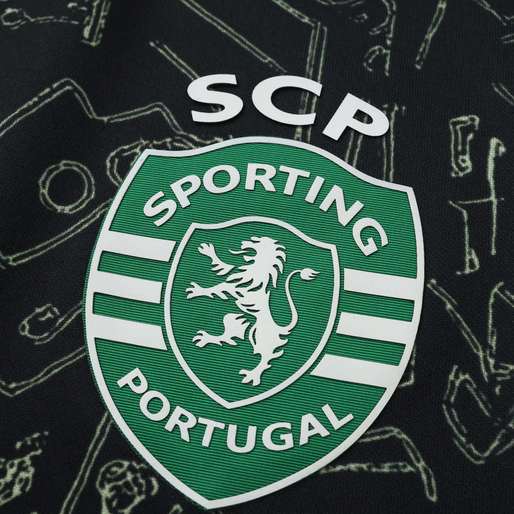 2526 season Sporting CP  Black Training shirt Fan version