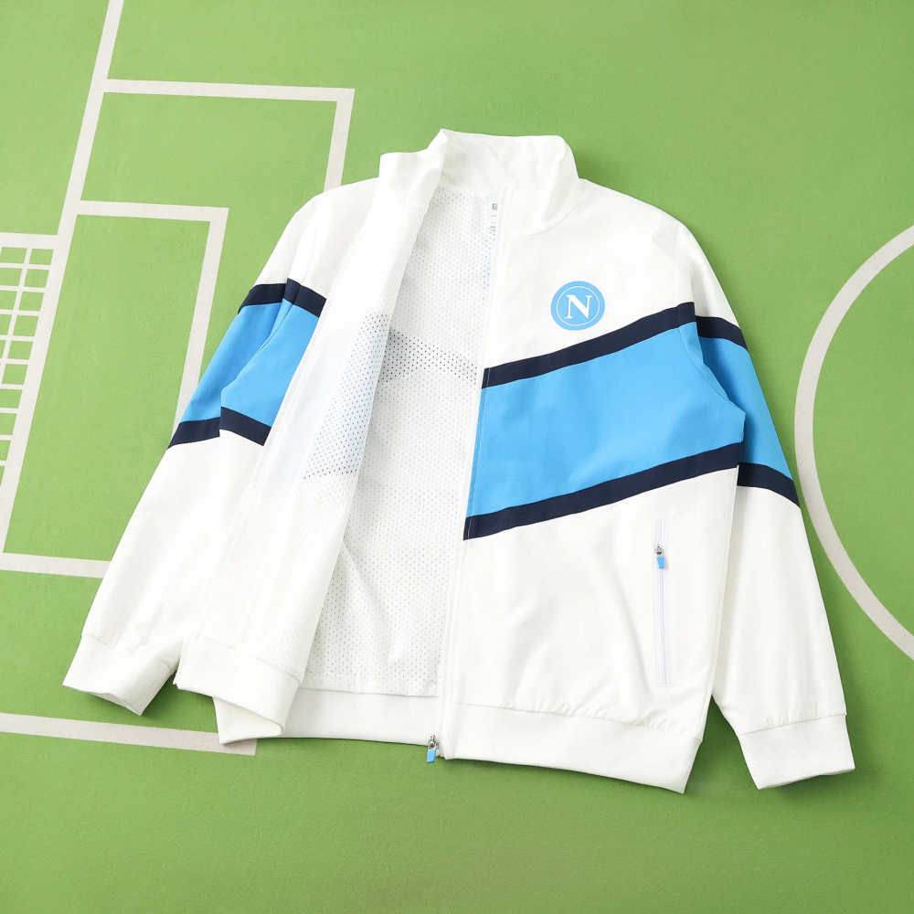 2526 season S.S.C. Napoli  White Training clothes windbreaker