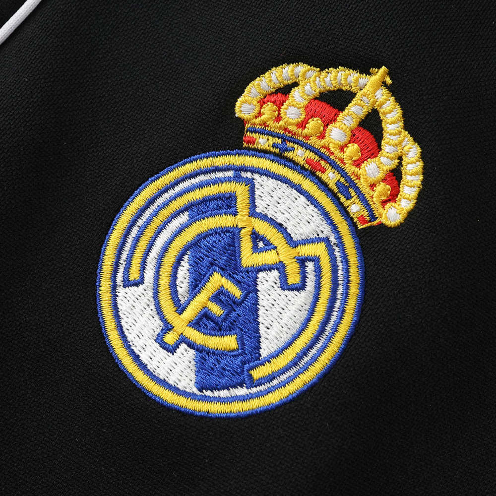 2526 season Real Madrid CF Marvel Black Half pull training suit