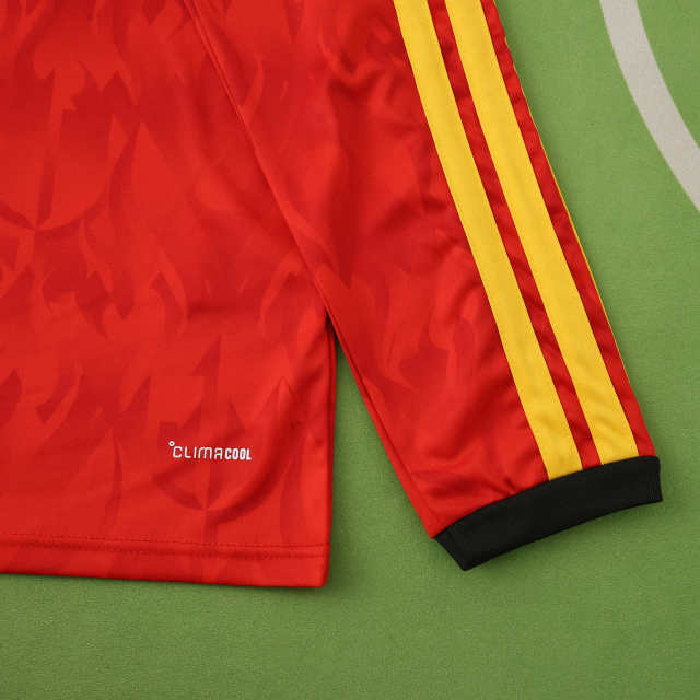 2026 FIFA World Cup Belgium home Long sleeved Fan version
