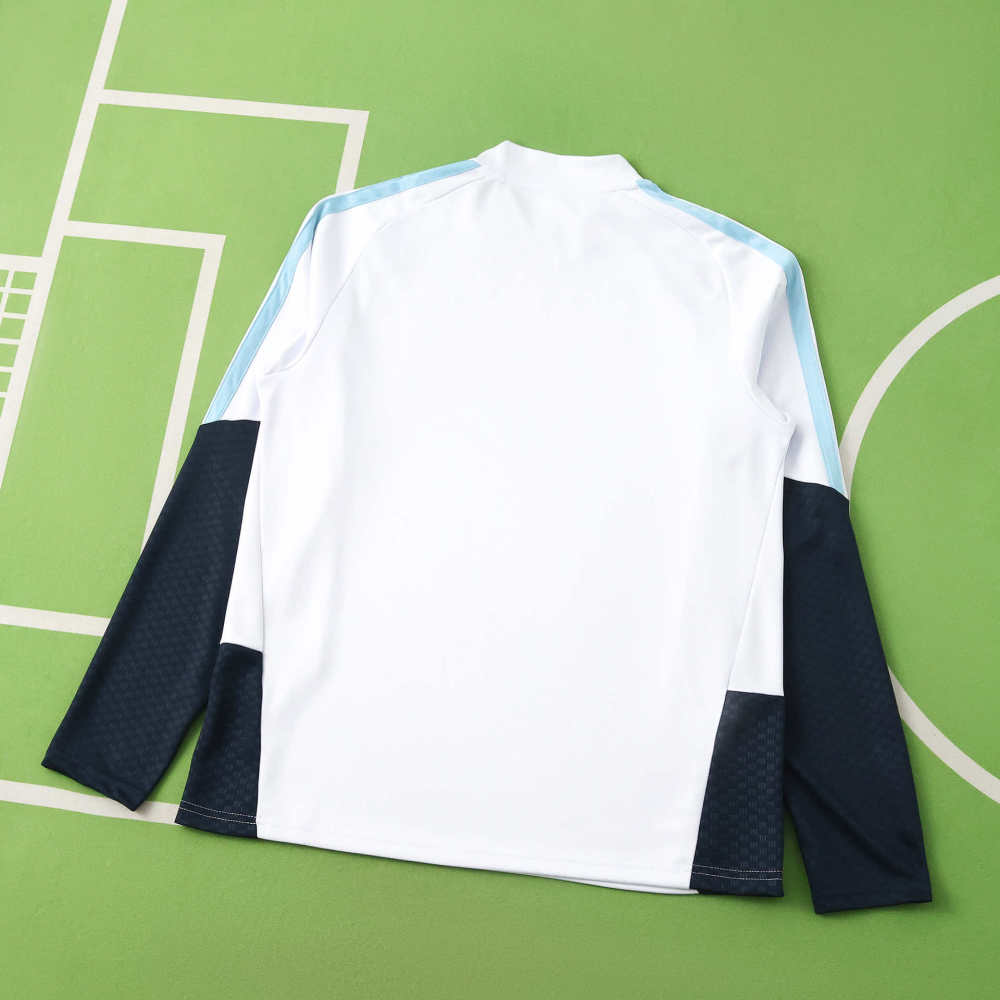 2026 FIFA World Cup Argentina White Half zip training suit set