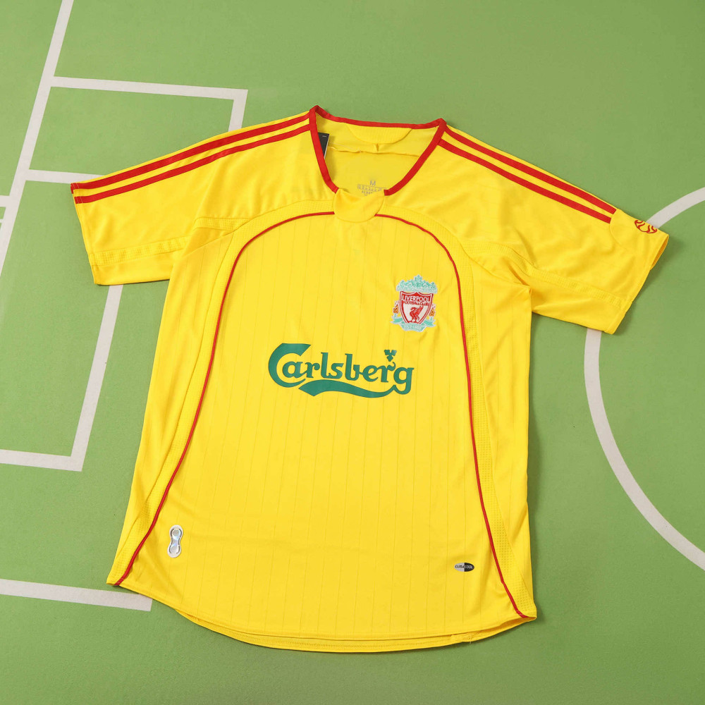 0607 season Liverpool F.C. Yellow Retro Fan version