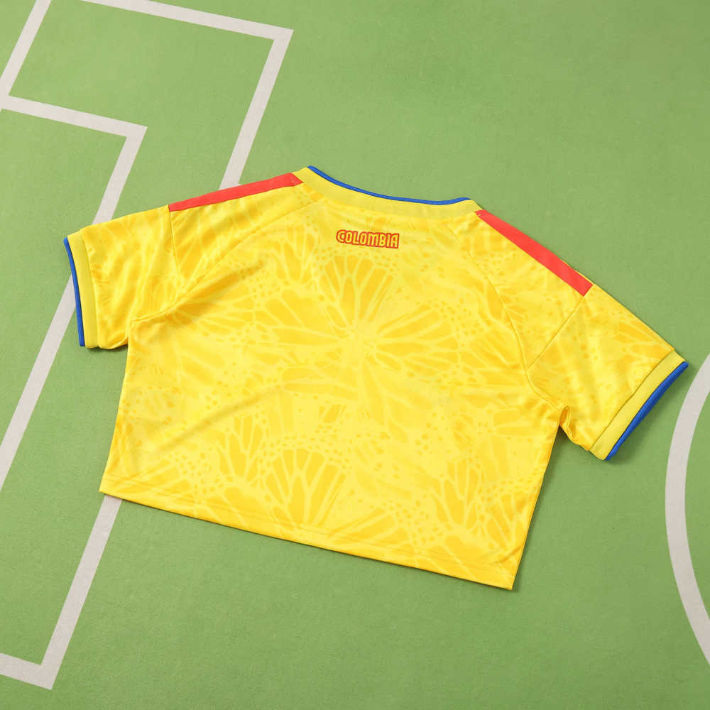 2026 FIFA World Cup Colombia Home Cropped Jersey