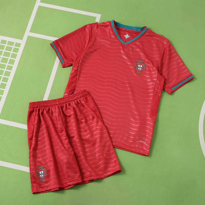 2026 FIFA World Cup Portugal home Kids kit