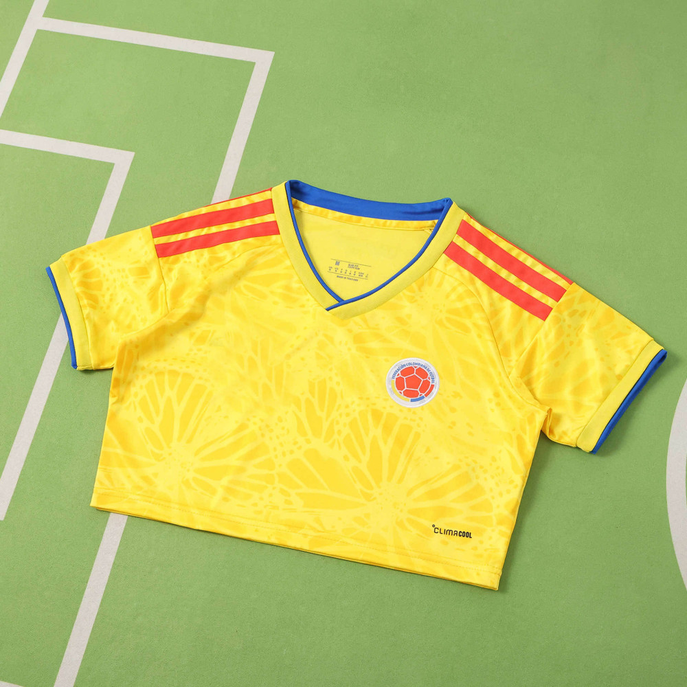 2026 FIFA World Cup Colombia Home Cropped Jersey
