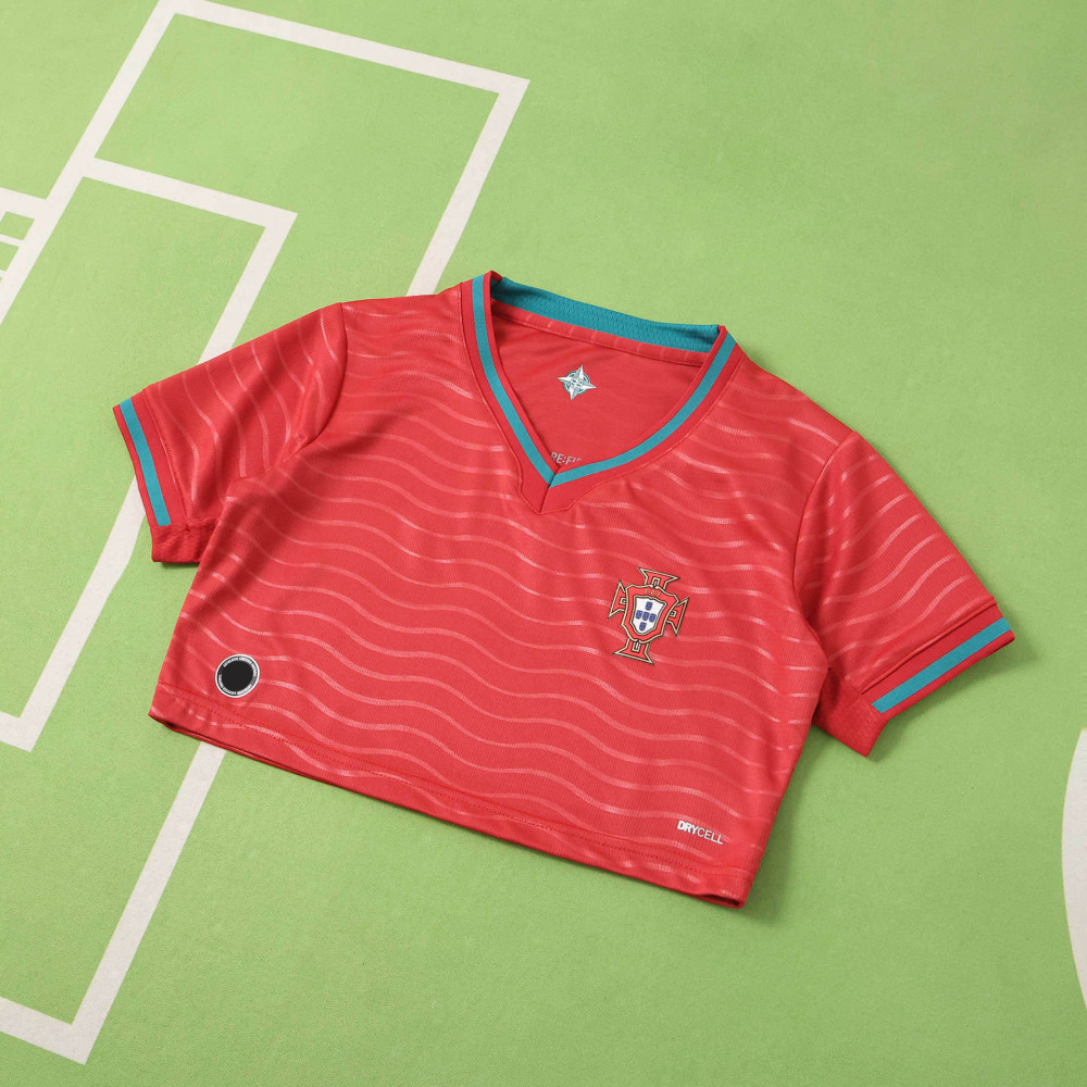 2026 FIFA World Cup Portugal Home Cropped Jersey