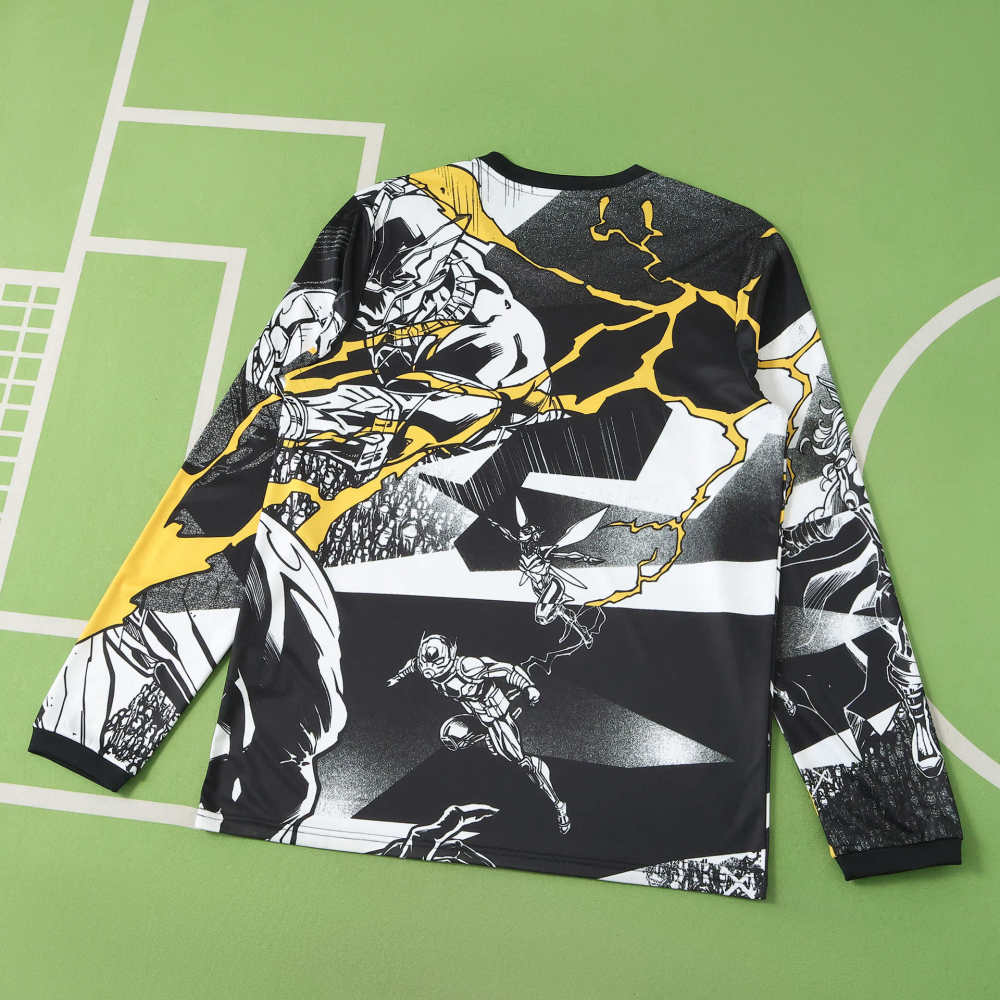 2526 season Real Madrid CF Marvel White Concept Long sleeved Fan version