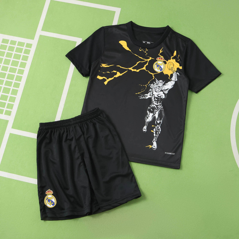 2526 season Real Madrid CF Marvel White Concept Kids kit
