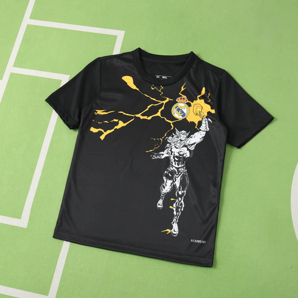 2526 season Real Madrid CF Marvel White Concept Kids kit