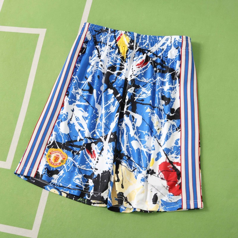 2526 season Manchester United F.C.  x The Stone Roses collection shorts