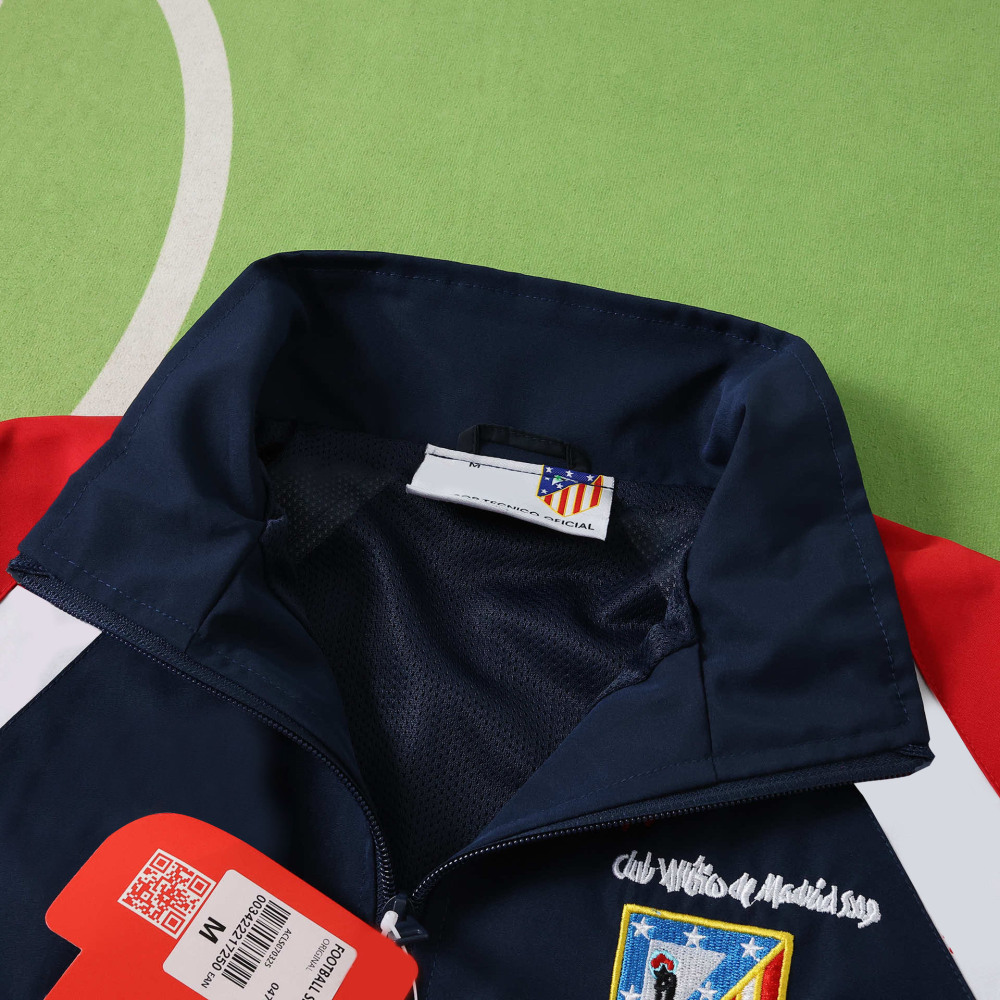 2526 season Club Atlético de Madrid retro windbreaker