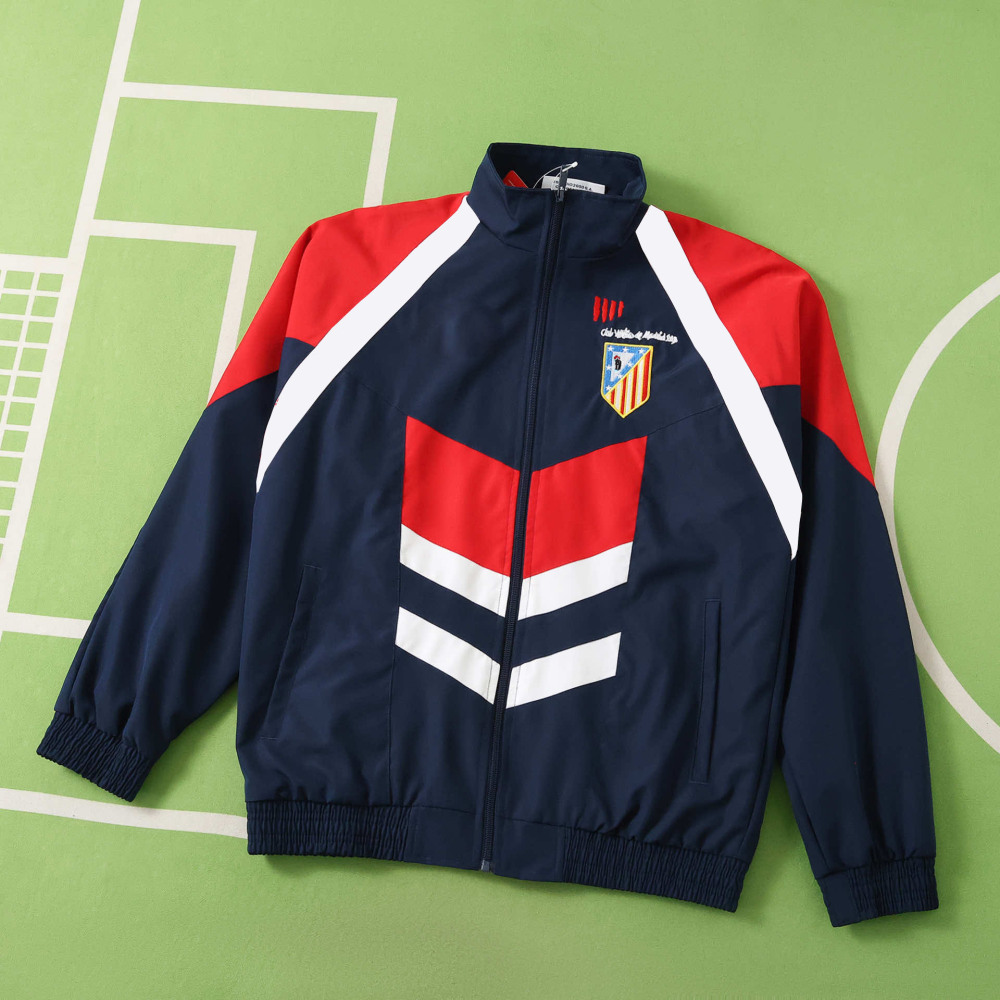 2526 season Club Atlético de Madrid retro windbreaker