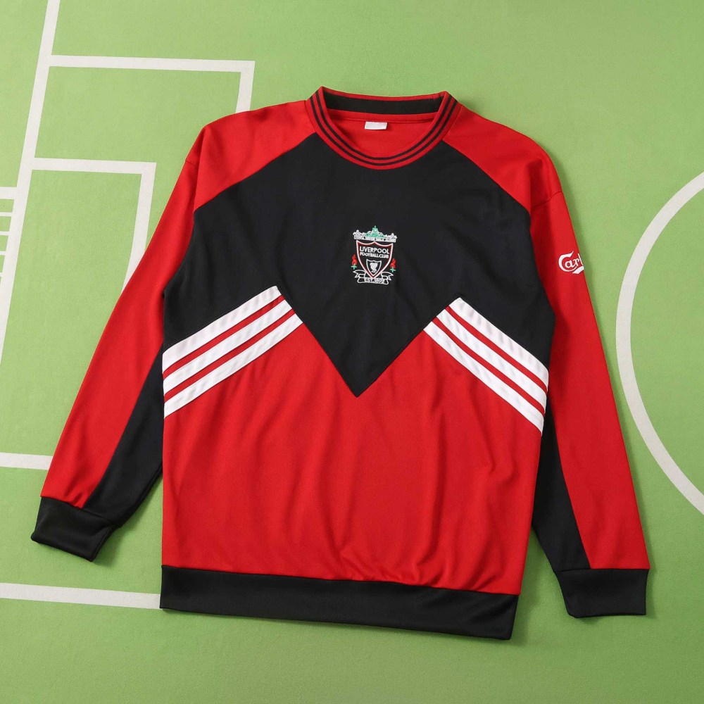 9394 season Liverpool F.C. retro Long sleeved Fan version
