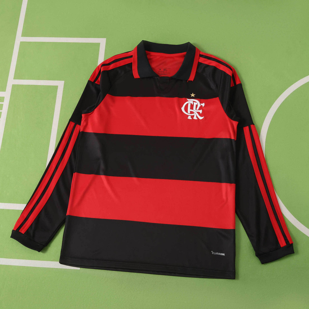 2627 season CR Flamengo home Long sleeved Fan version