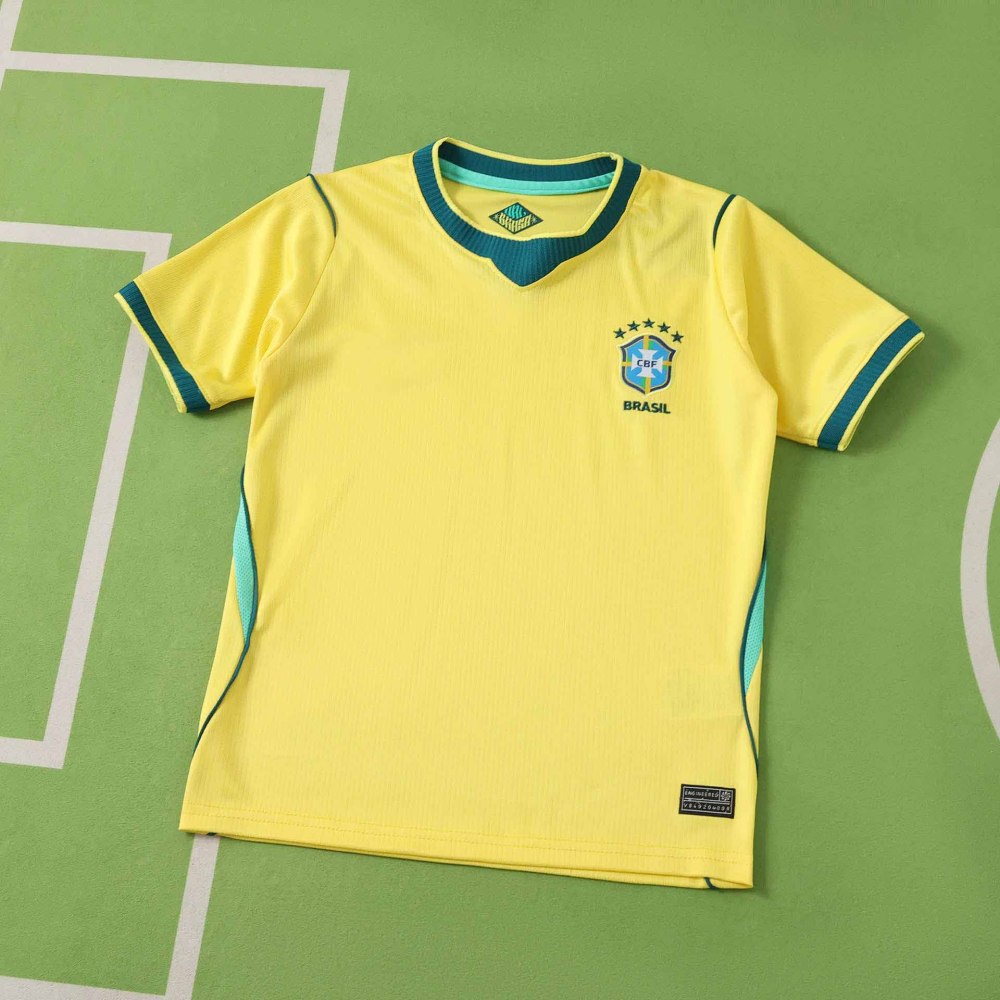 2026 FIFA World Cup Brazil home Kids kit