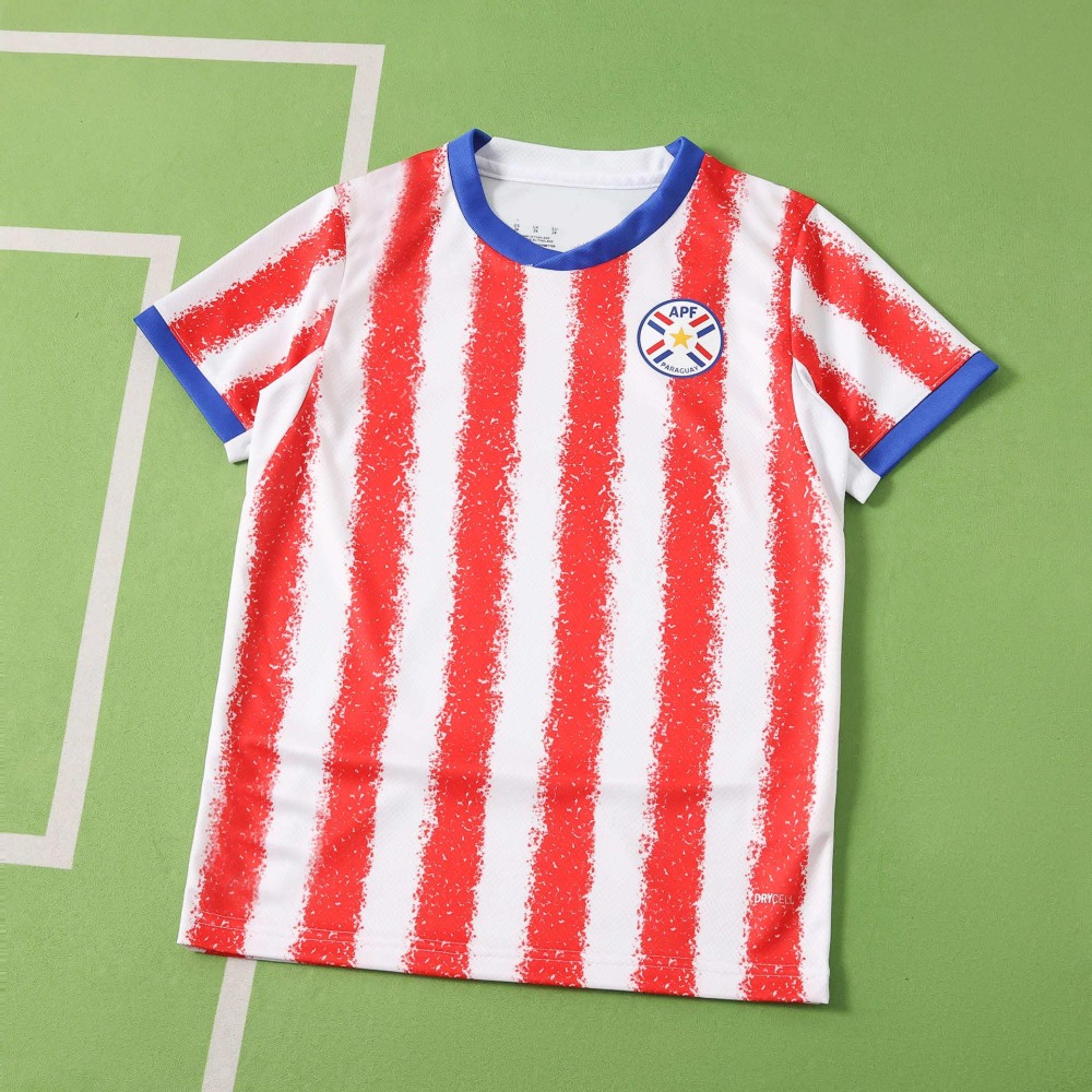 2026 FIFA World Cup Paraguay home Kids kit
