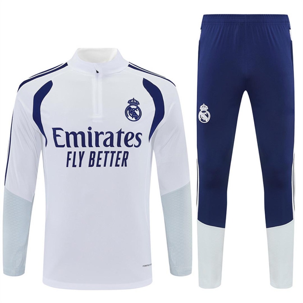 2627 Real Madrid CF Half zip training suit set