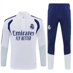 2627 Real Madrid CF Half zip training suit set