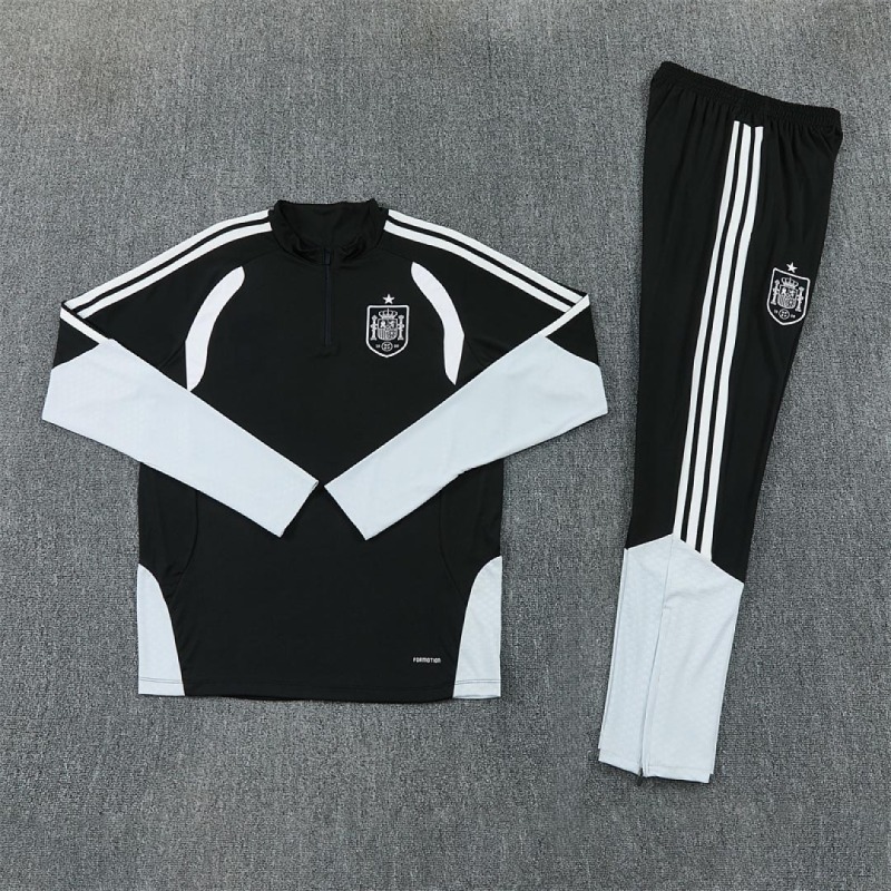 2026 FIFA World Cup  Spain Half zip training suit set