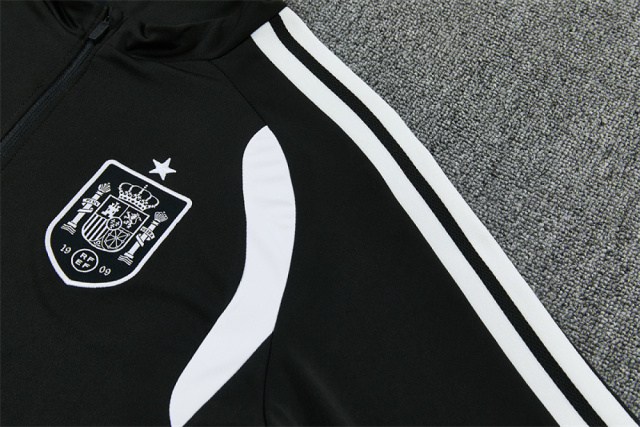 2026 FIFA World Cup  Spain Half zip training suit set