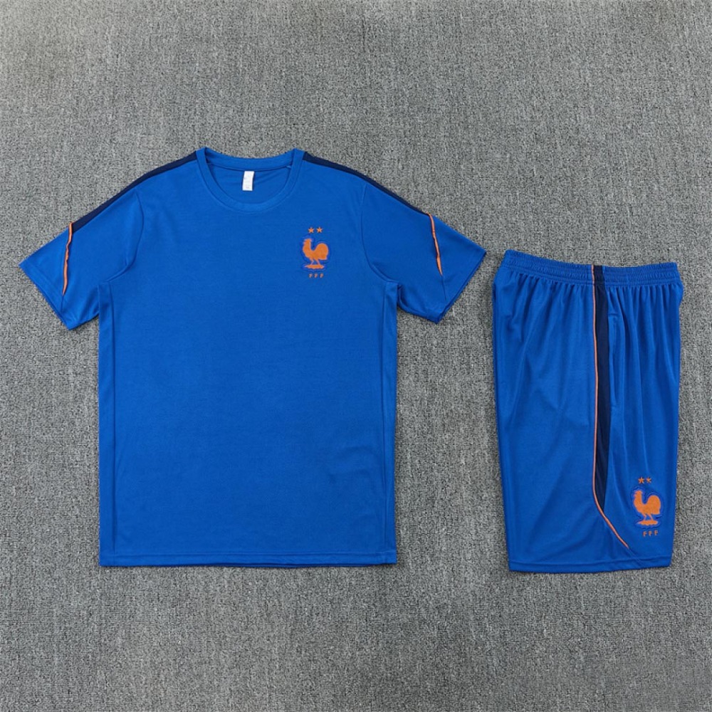 2026 FIFA World Cup France Training clothes suit Short sleeve Fan version