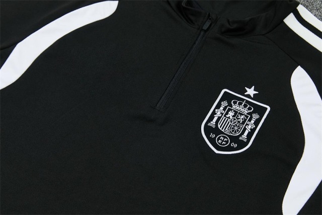 2026 FIFA World Cup  Spain Half zip training suit set
