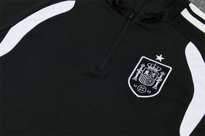 2026 FIFA World Cup  Spain Half zip training suit set
