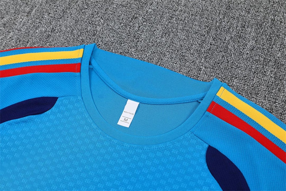 2026 FIFA World Cup Spain Training clothes suit Short sleeve Fan version