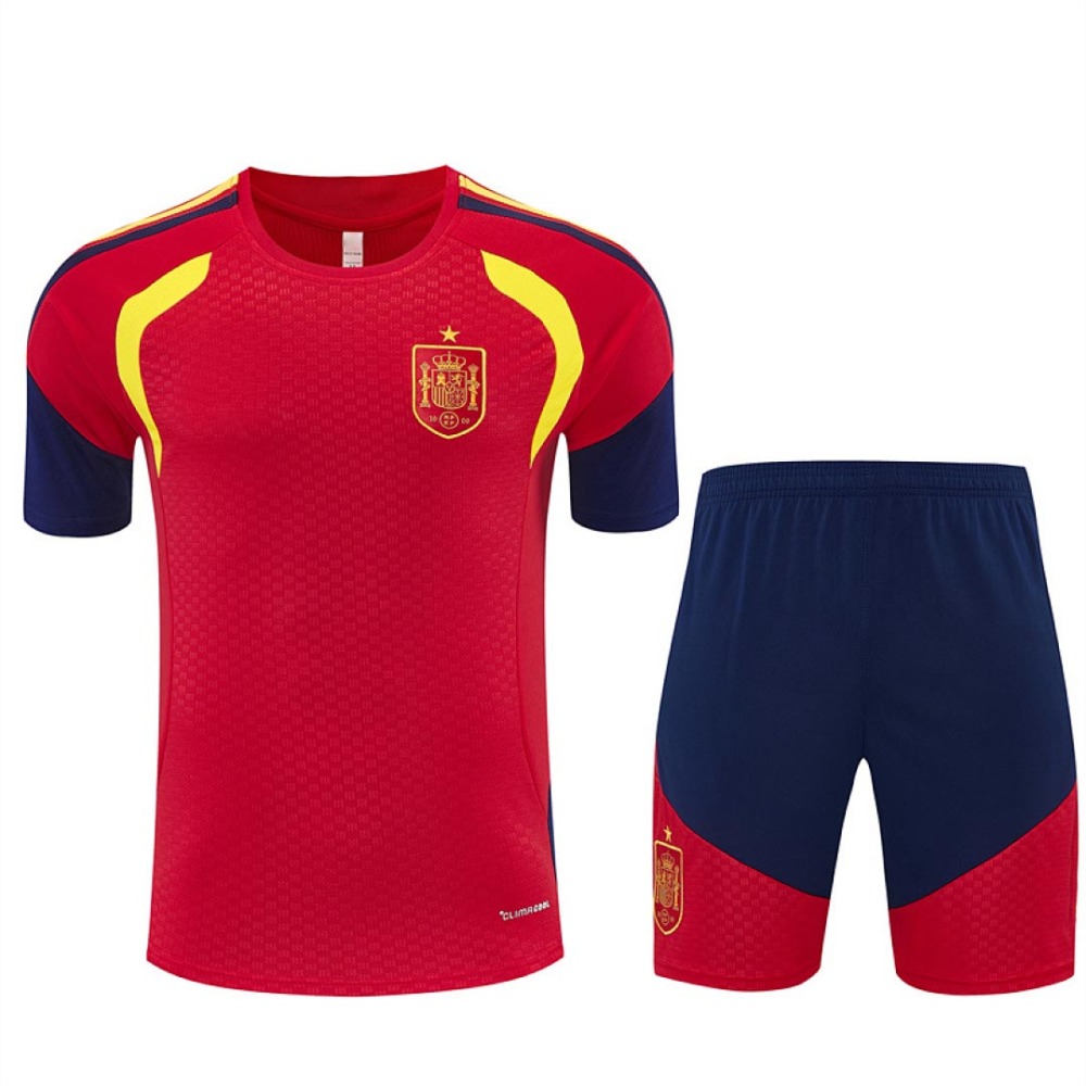 2026 FIFA World Cup Spain Training clothes suit Short sleeve Fan version