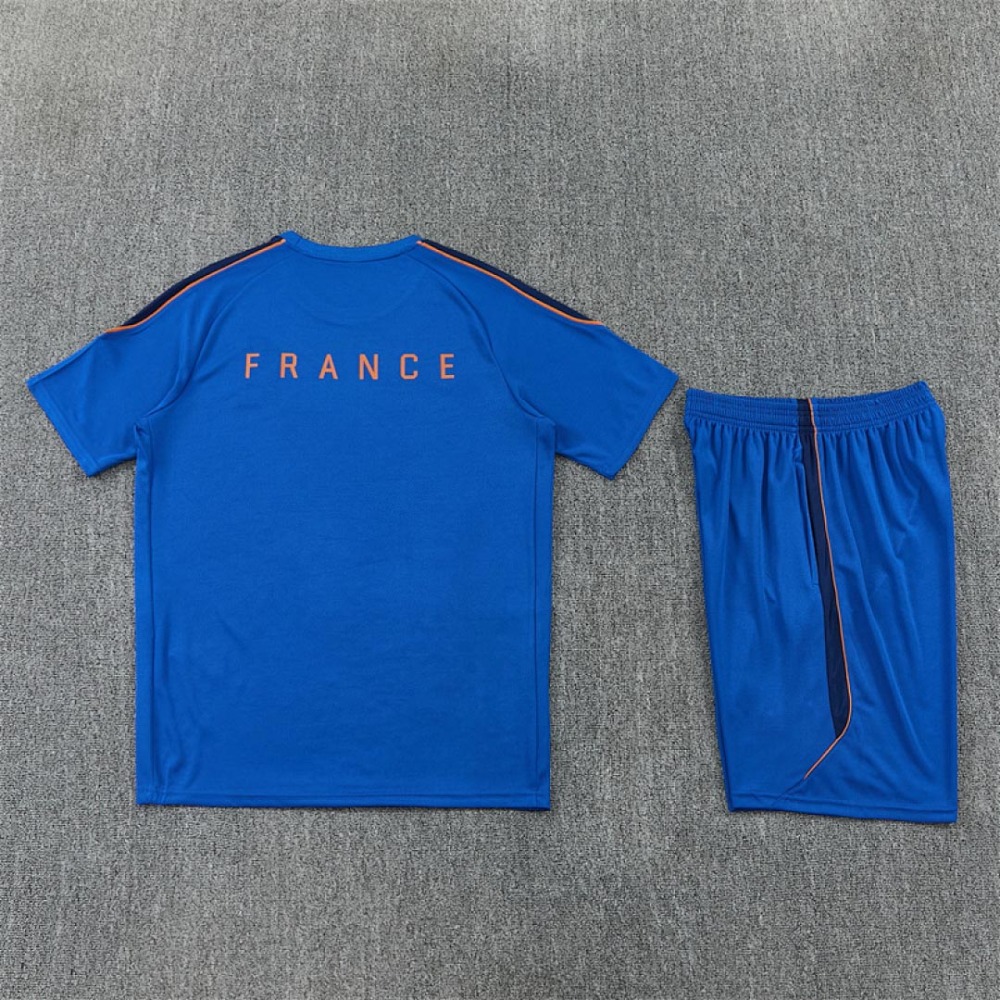 2026 FIFA World Cup France Training clothes suit Short sleeve Fan version