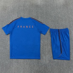 2026 FIFA World Cup France Training clothes suit Short sleeve Fan version