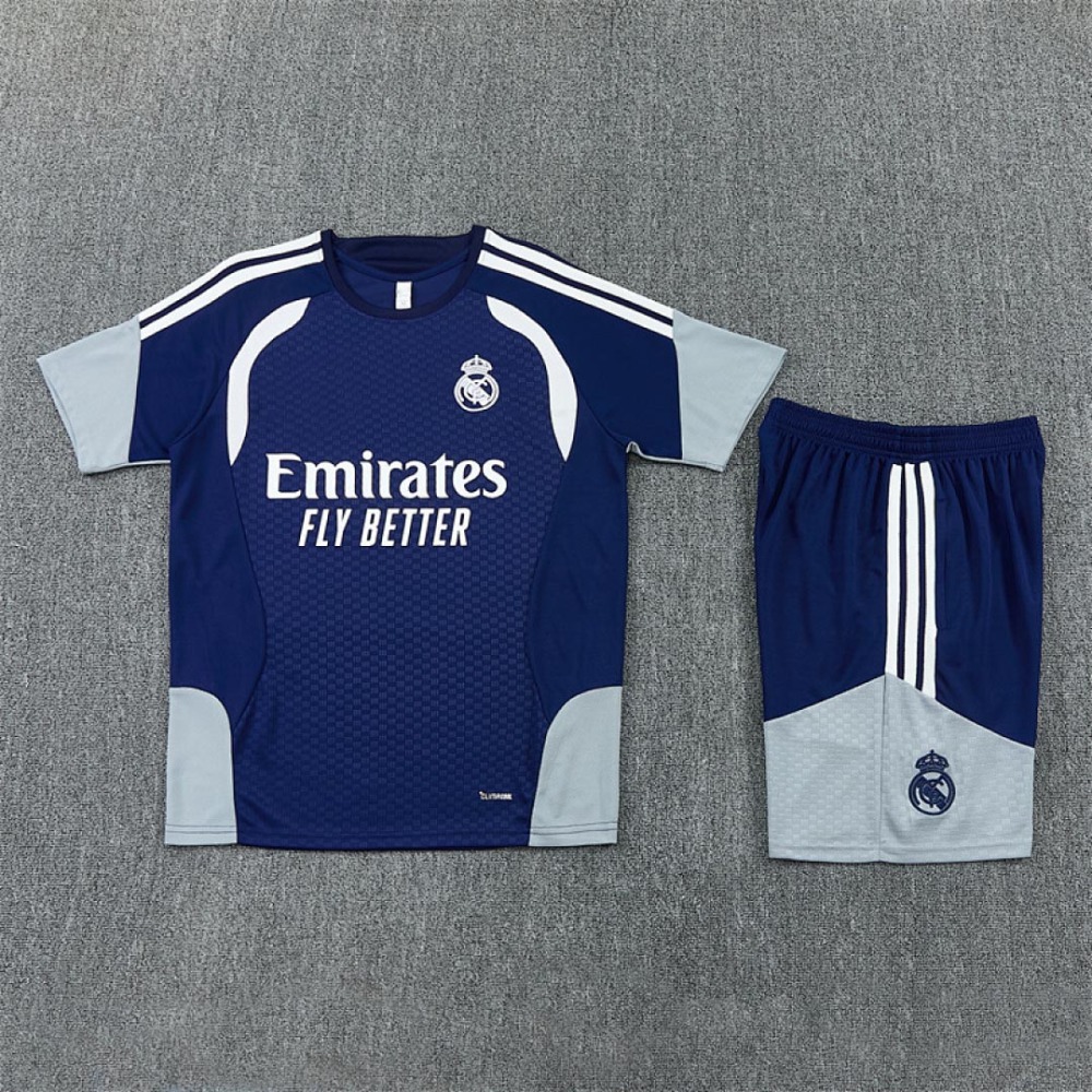 2627 Real Madrid CF Training clothes suit Short sleeve Fan version