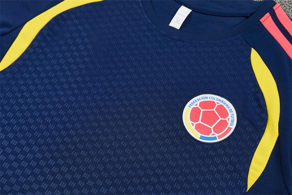 2026 FIFA World Cup Colombia Training clothes suit Short sleeve Fan version