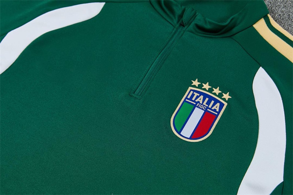 2026 Italy Half zip training suit set