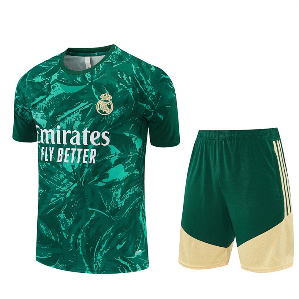 2627 Real Madrid CF Training clothes suit Short sleeve Fan version