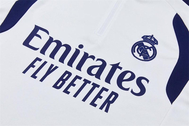 2627 Real Madrid CF Half zip training suit set