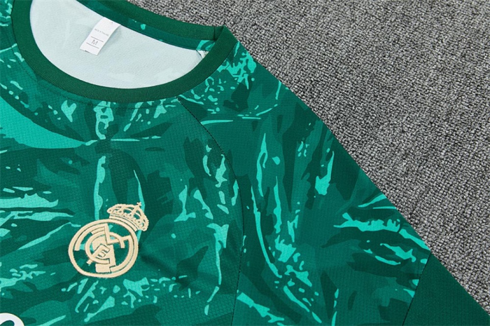 2627 Real Madrid CF Training clothes suit Short sleeve Fan version