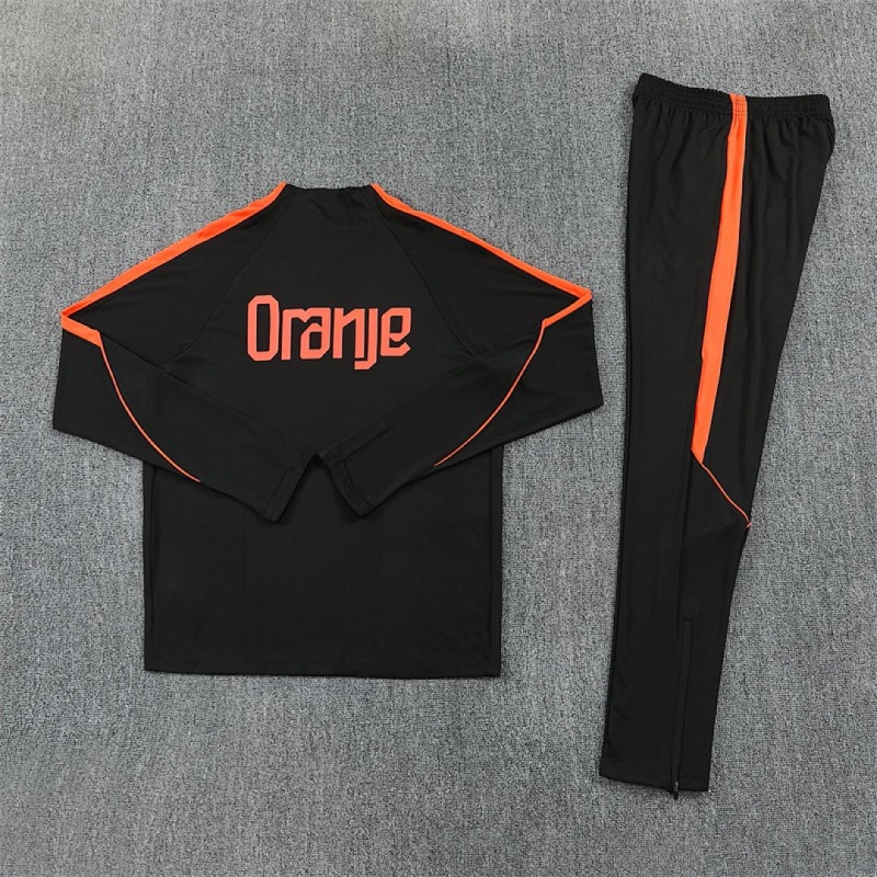 2026 FIFA World Cup Netherlands Half zip training suit set