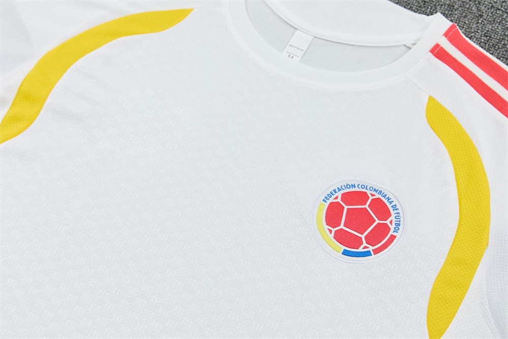 2026 FIFA World Cup Colombia Training clothes suit Short sleeve Fan version