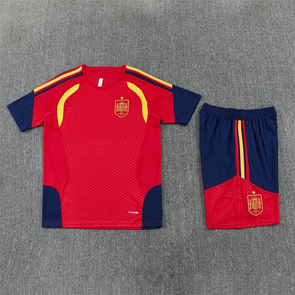 2026 FIFA World Cup Spain Training clothes suit Short sleeve Fan version