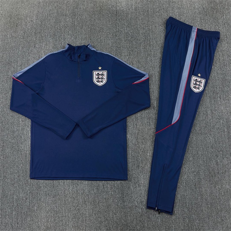 2026 FIFA World Cup England Half zip training suit set