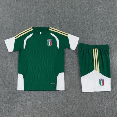 2026 Italy Training clothes suit Short sleeve Fan version
