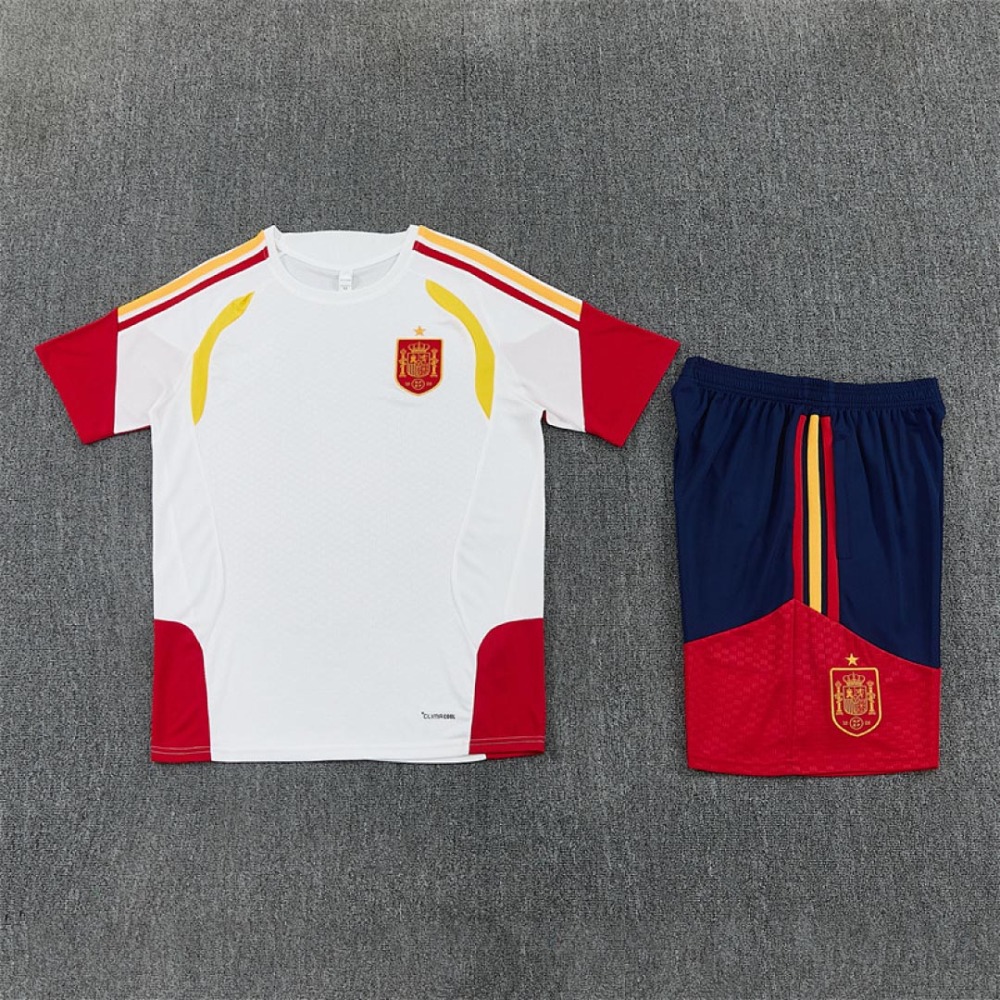 2026 FIFA World Cup Spain Training clothes suit Short sleeve Fan version