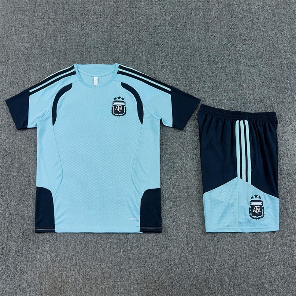 2026 FIFA World Cup Argentina Training clothes suit Short sleeve Fan version