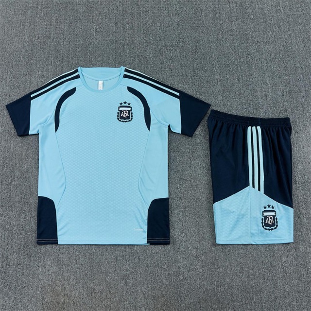 2026 FIFA World Cup Argentina Training clothes suit Short sleeve Fan version